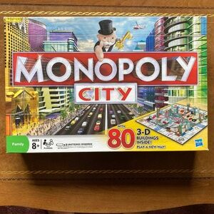 2009 Monopoly City 3D Buildings Edition Board Game